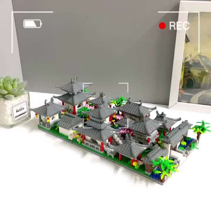 3D Building Model Puzzle Set Style Cp1001