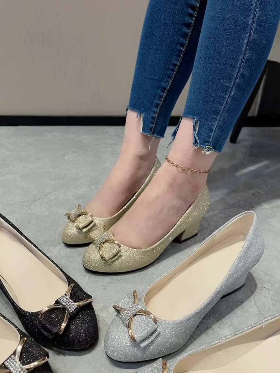 Women S High Heels Color Silvery Grey Sizeuk 4