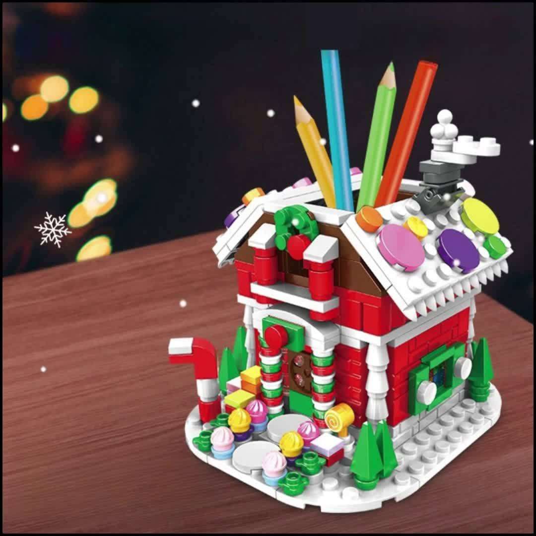 3D Building Model Puzzle Set Color Gingerbread House  322 Pcs