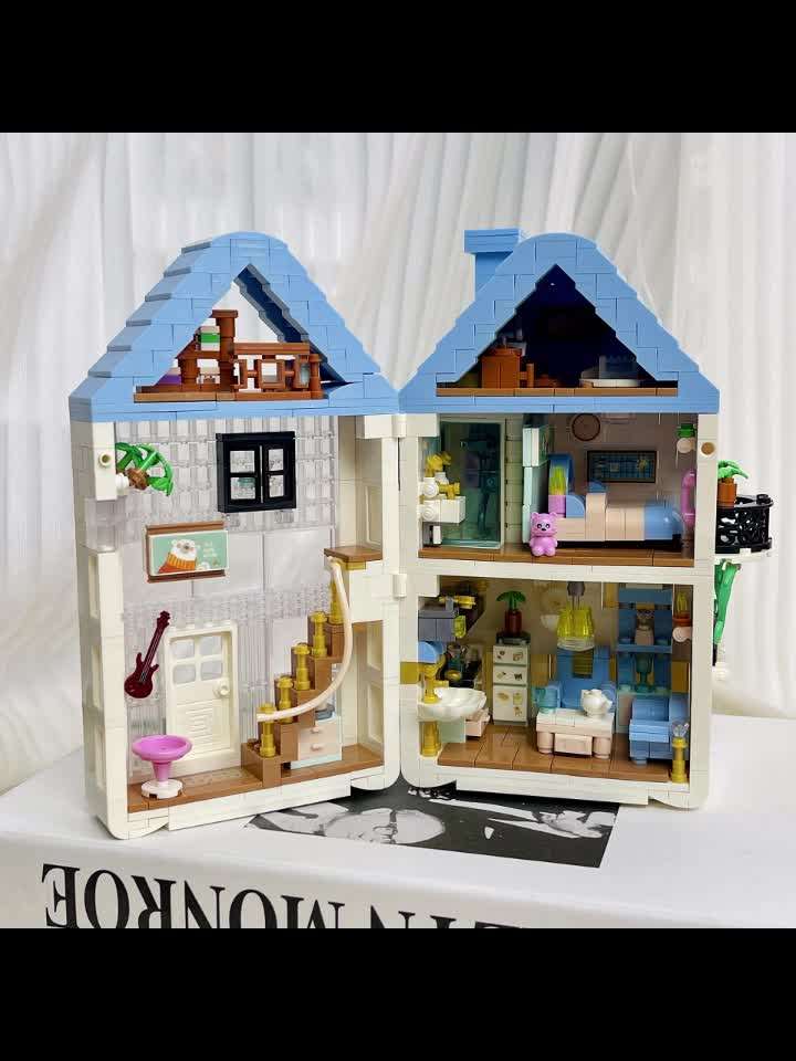 Building Toy Architectural Model Toy Set Model Cozy House