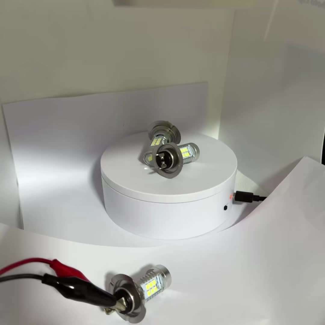 2pcs H7 LED Headlight Bulbs High Low Beam 6000K Super White Lights Car Fog Lights