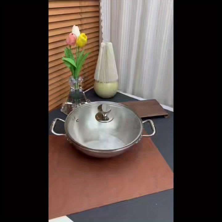 Stainless Steel Pot With Lid