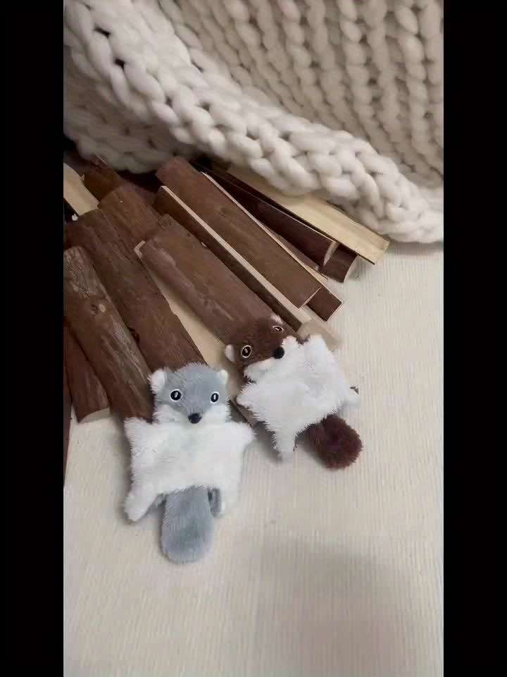 Plush Toyss color Gray Little Flying Squirrel