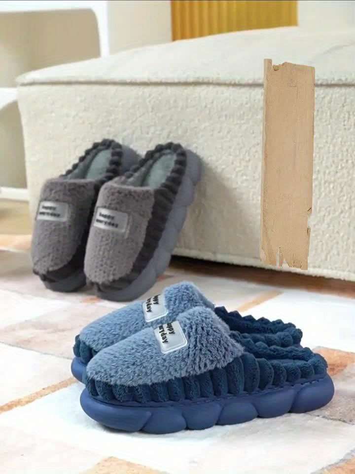 Cotton Slippers Color Grey Sizeuk 6.5-7