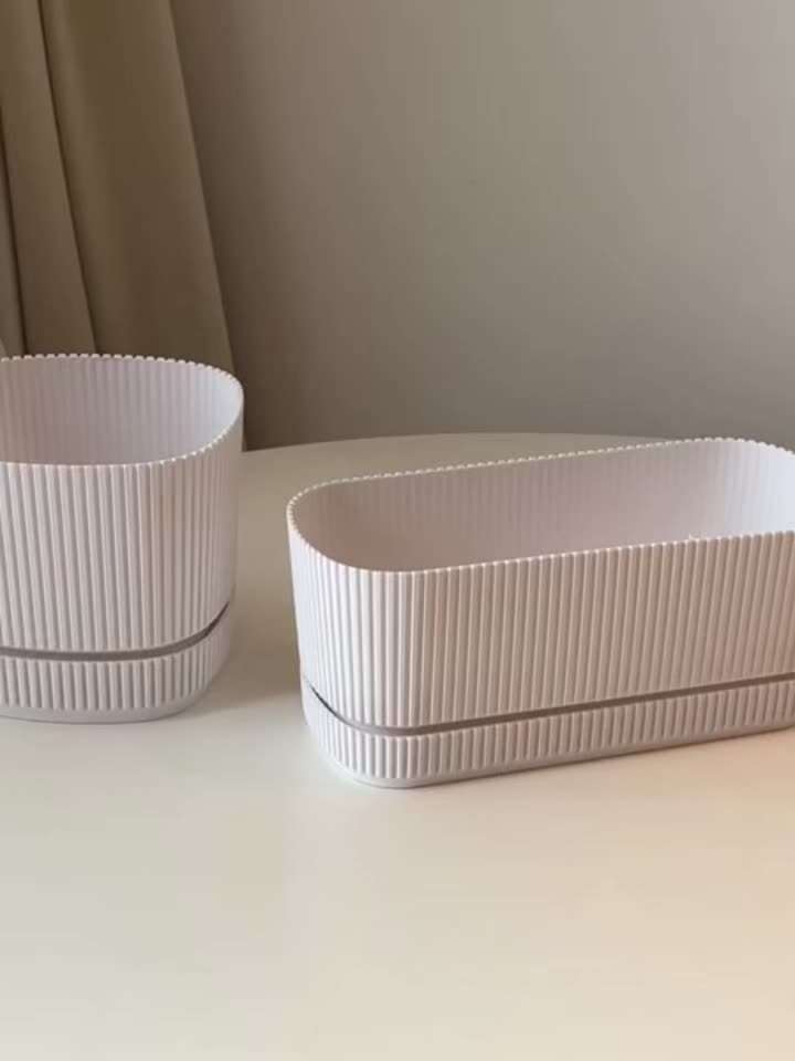 Flowerpot  1Pcmodel Rectangle  With Tray