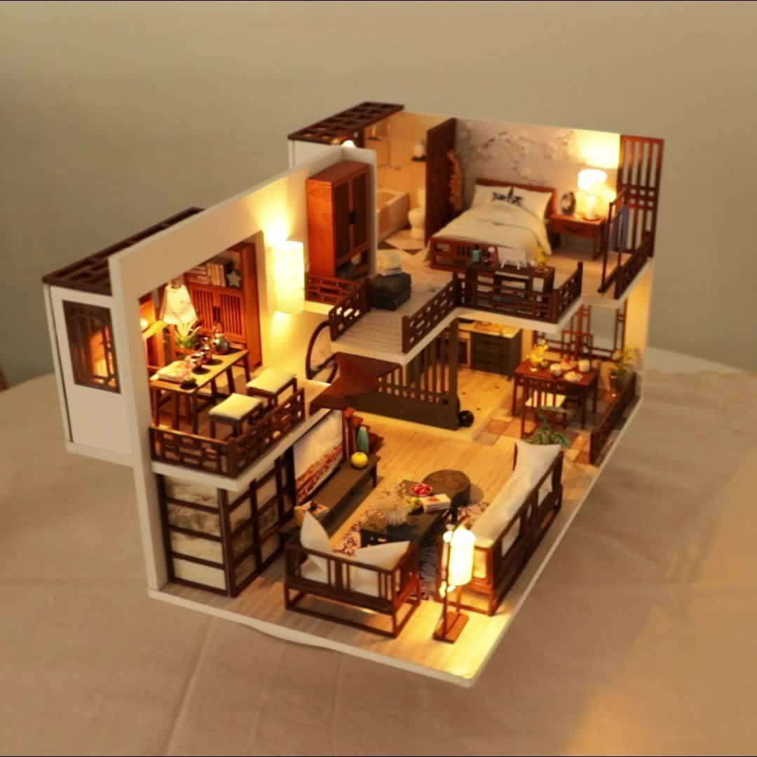 Building Toy Architectural Model Toy Set Style Quiet Good Time