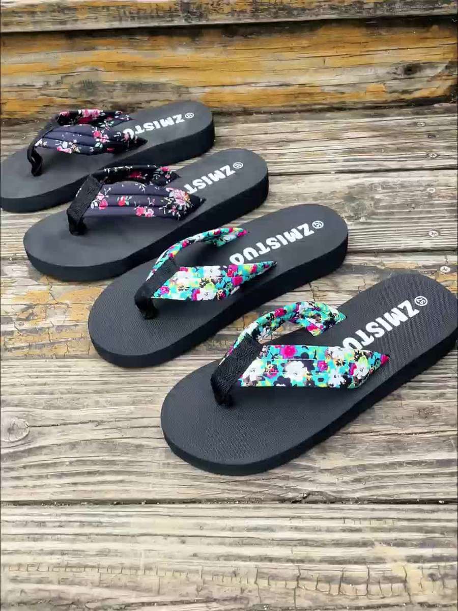 Ladies Summer Flip Flops Black Uk 7