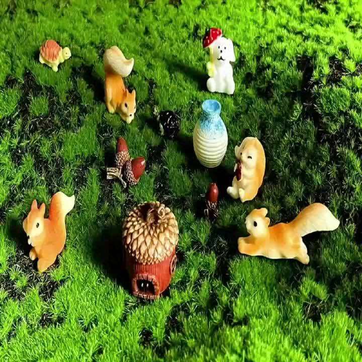 80Pcs Miniature Fairy Garden Decor