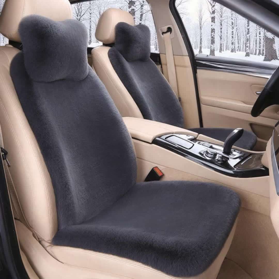 Car Seat Cushion Light Grey Size 2 Front Seats