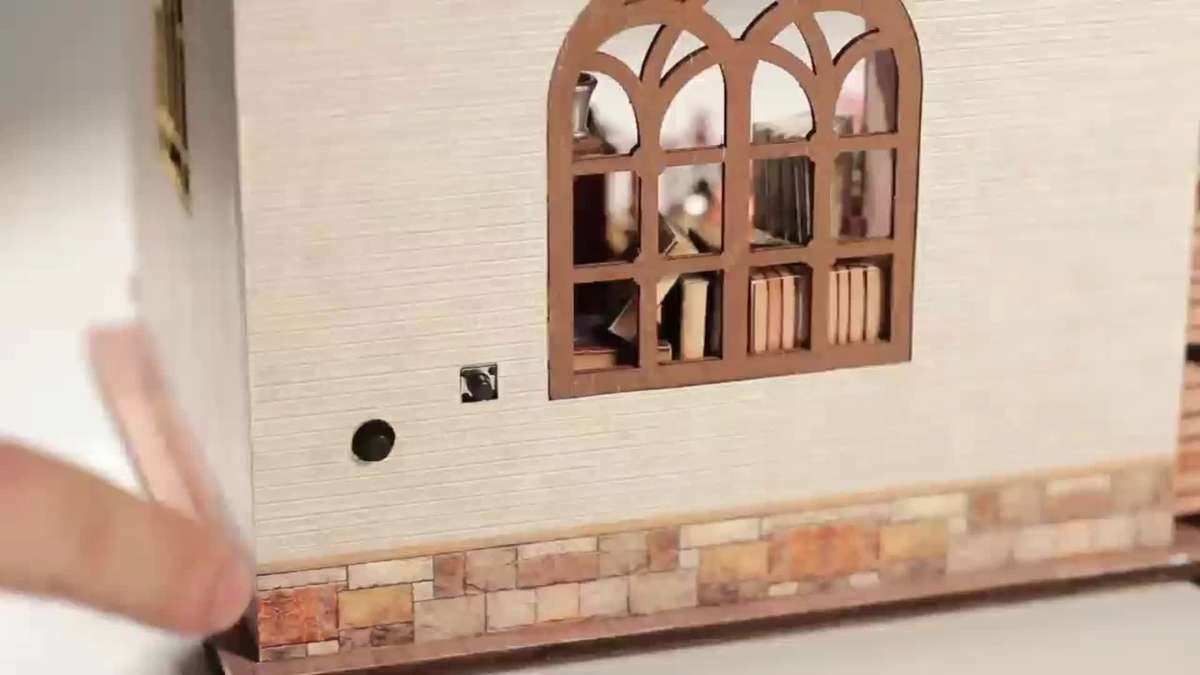 Building Toy Architectural Model Toy Set Style Bookstore