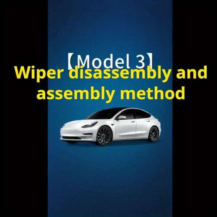 Windshield Wipers Model For Model 3 2017 2024 48.26X66.04Cm