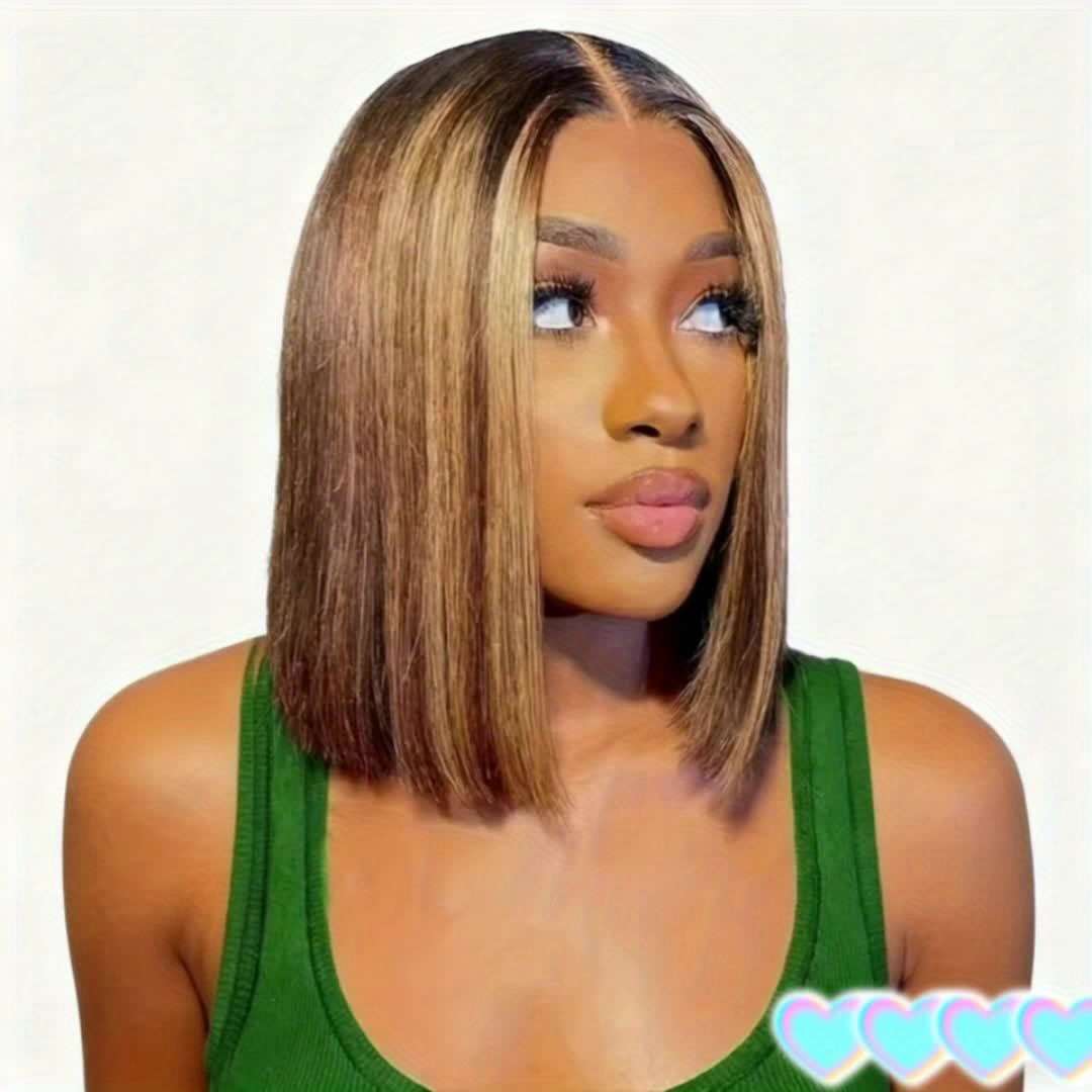 Piano Color Womens Wigs Hair Length 40.64Cm
