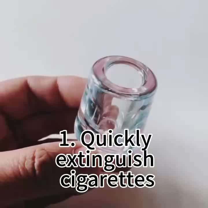 Cigarette Butt Extinguisher Heat Resistant Fire Stop Plug Ashtray Cigarette
