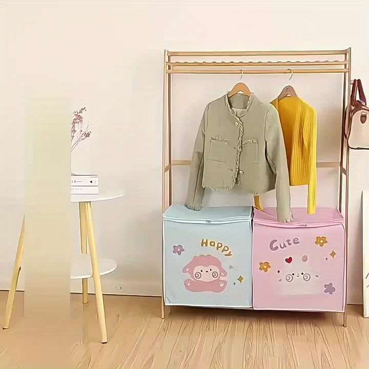 2 Pack Large Capacity Heavy Duty Cartoon Storage Grey Pack 2
