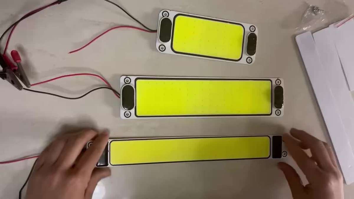 Car Lights Items 2Pcs 24.5*6Cm
