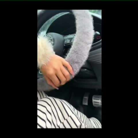 Car Steering Wheel Cover Gray