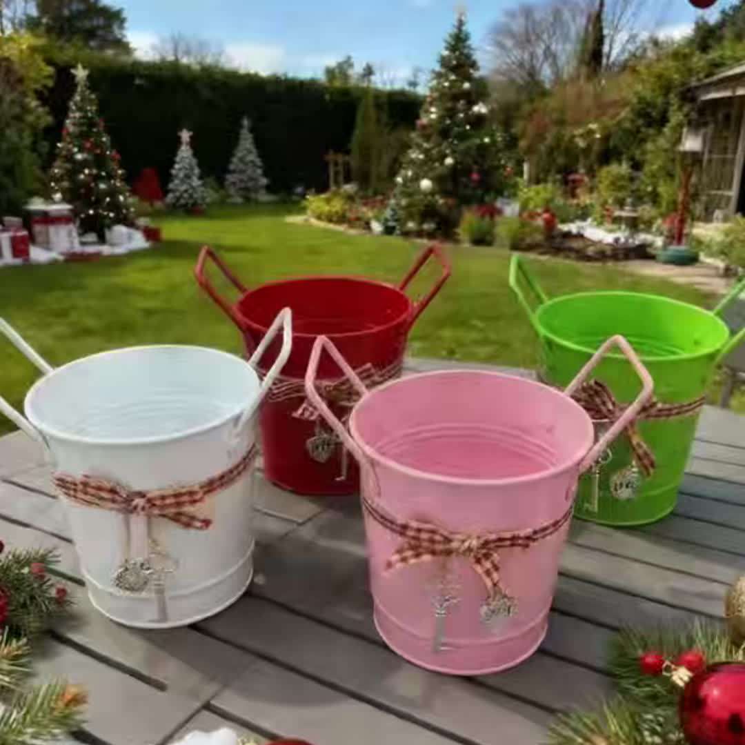 Flowerpot  2Pcscolor White  Add  Pink