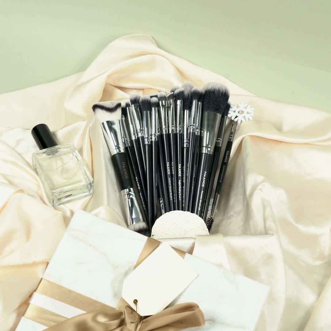 Makeup Brush Set Color Black Quantity2S