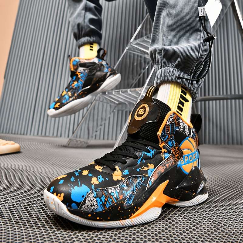 Sneakers White Moon Black Size Uk 7
