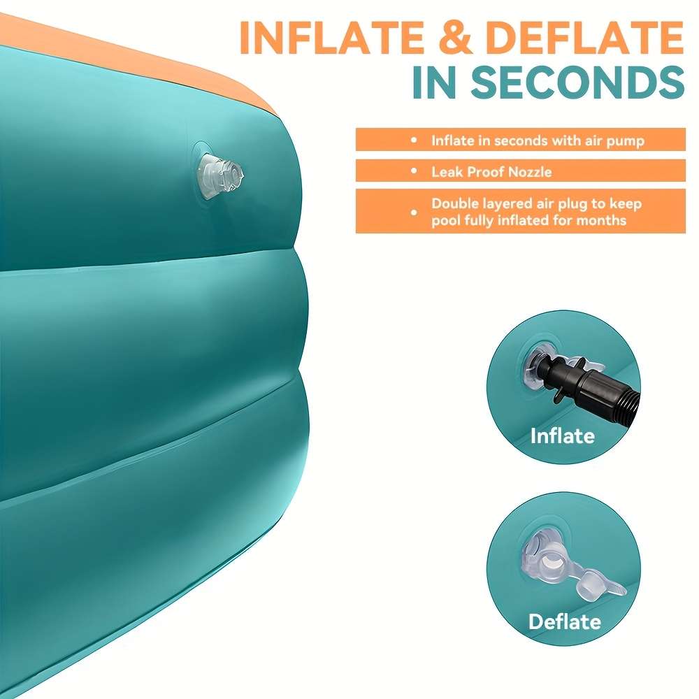 Swimming Pool Model Green Orange Pool 150Cm59In