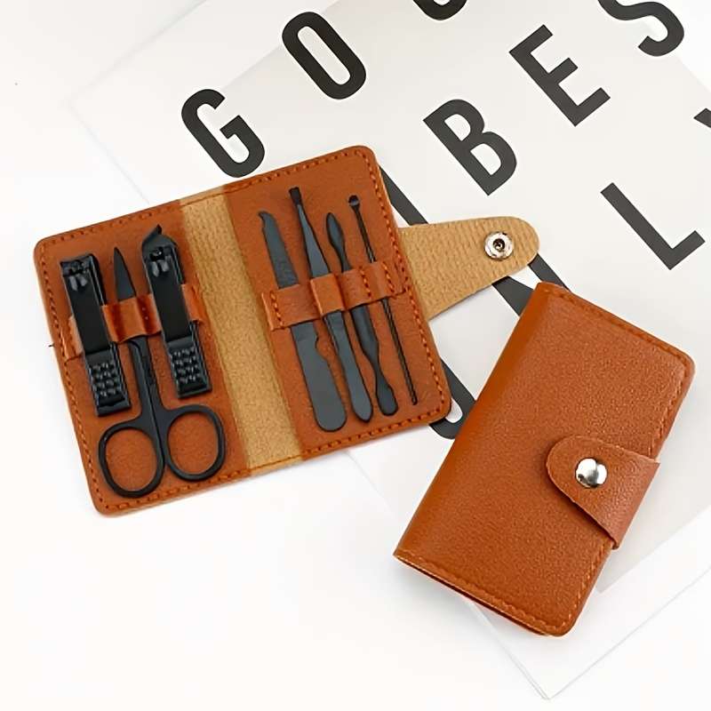 7pcs set Professional Stainless Steel Nail Clipper Set High Carbon Steel Blade Modern Style