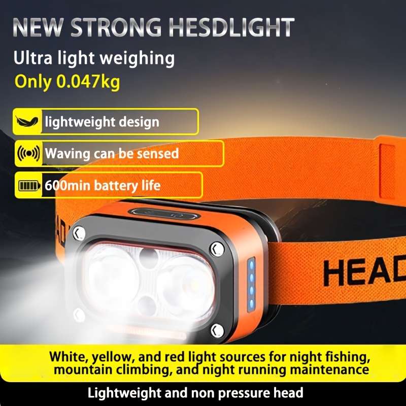 Portable Lamp Color Orange Quantity 2Pcs