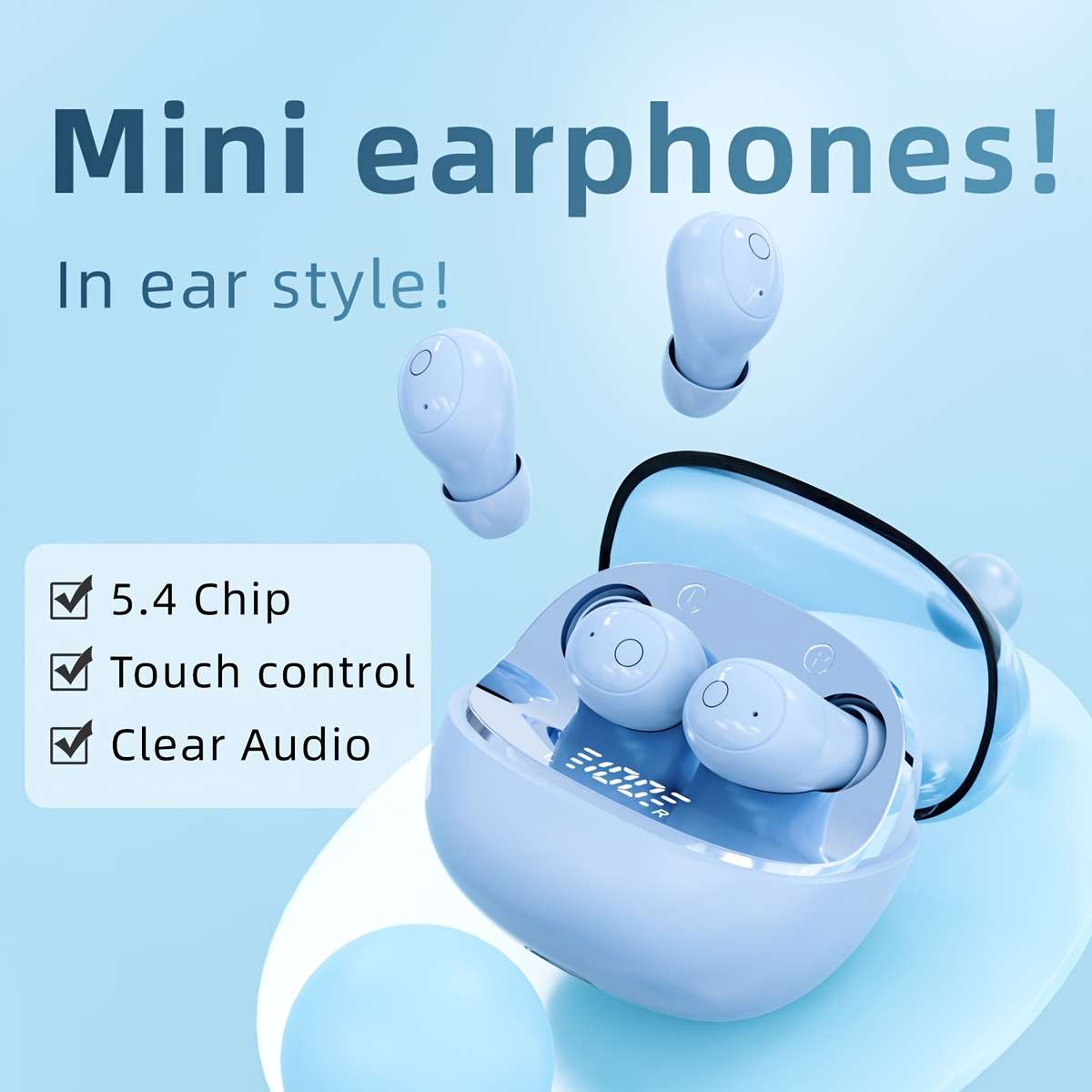 Wireless Headphones   Blue
