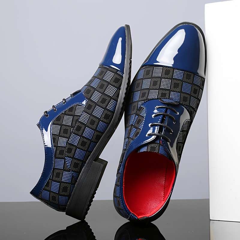 Mens Leather Shoes Color Blue Sizeuk 8.5