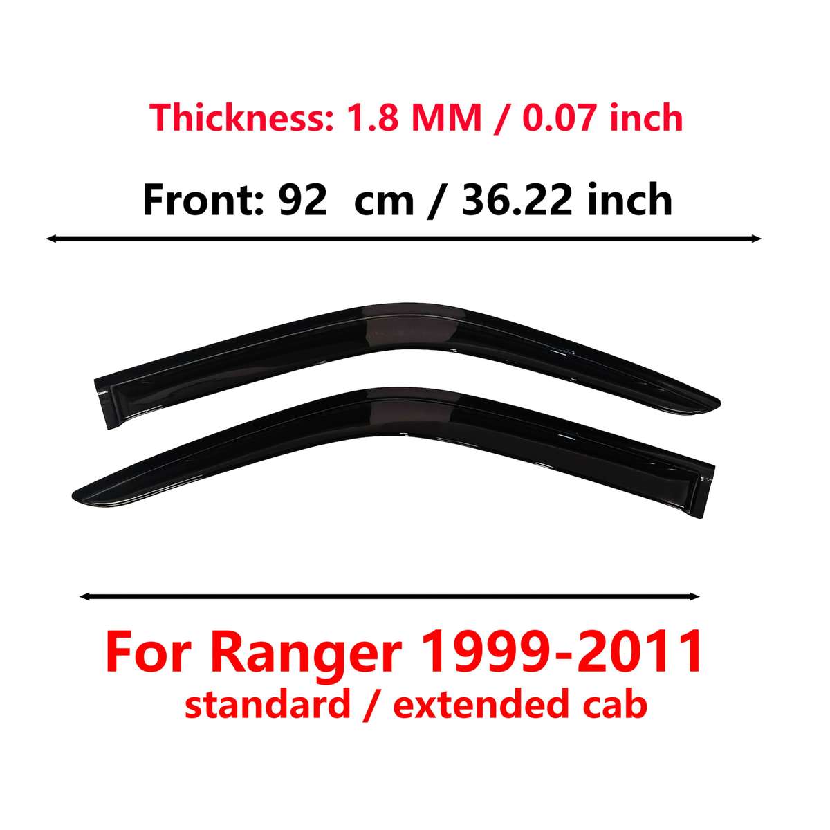 Car Sun Shades Model For Ranger 1999 2011