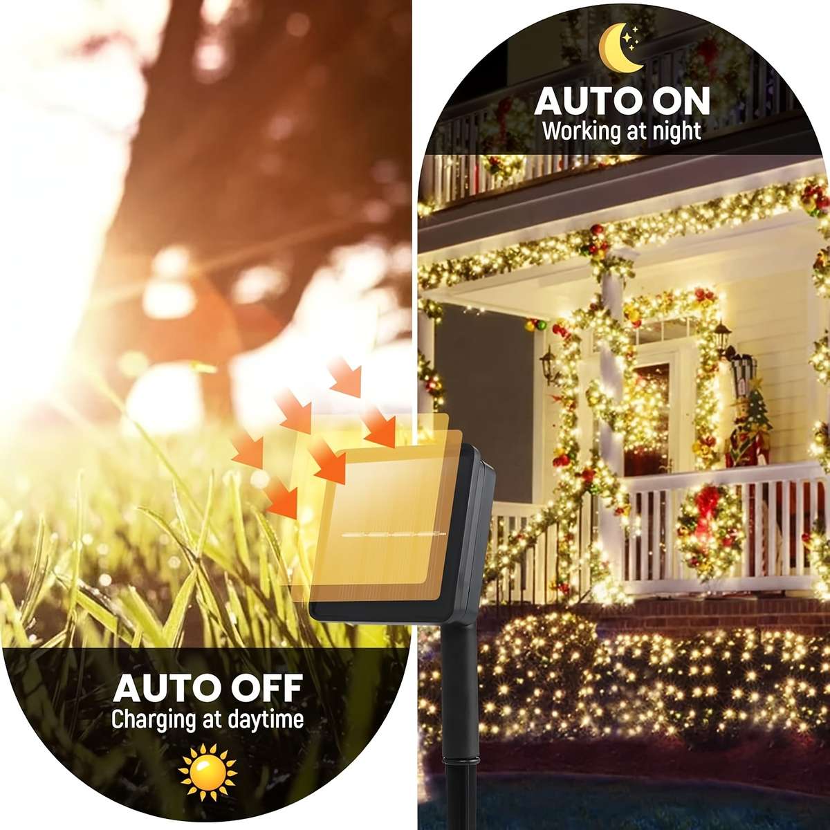 Christmas Lights Multicolor Size 4Pack   7M 22.96Ft  50Led  4