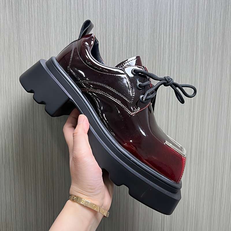 Mens Leather Shoes Color Bright Black Sizeuk 10