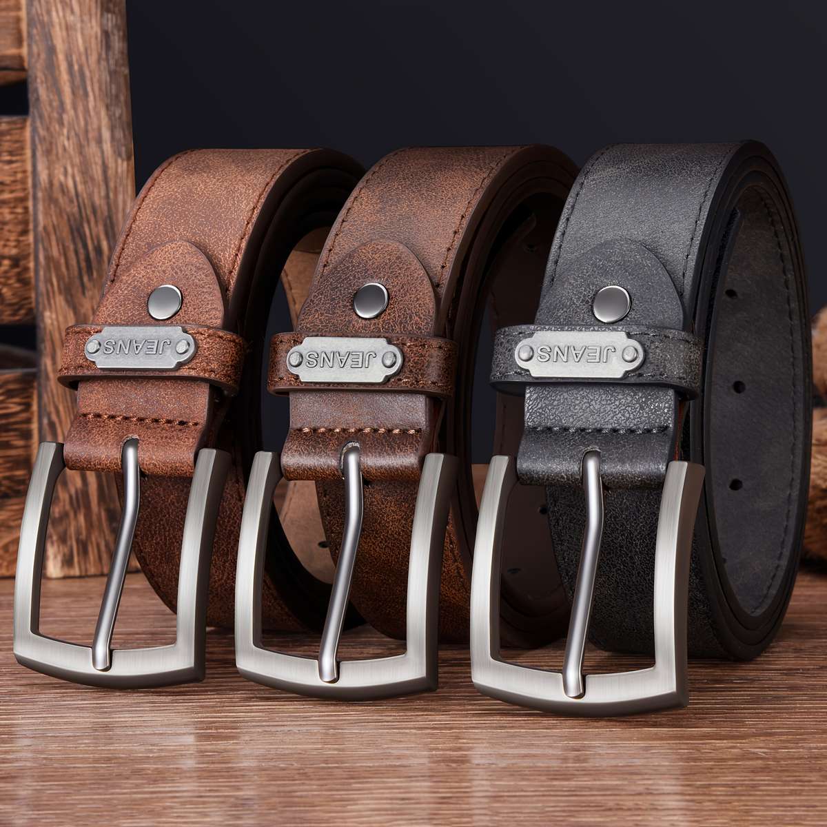 Belt Color Khaki Size 120Cm 47.2Inch
