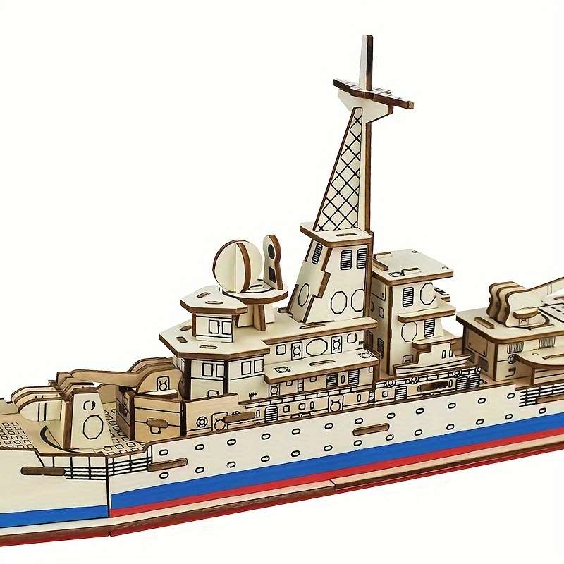 3D Jigsaw Puzzle Model Ship Style Destroyer
