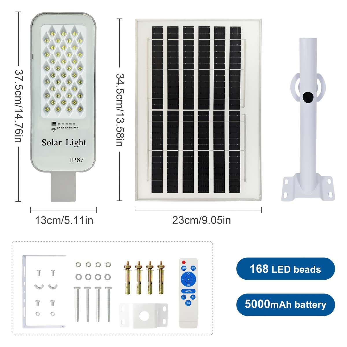 Solar Emergency Lights Style 5000Mah168 Beads
