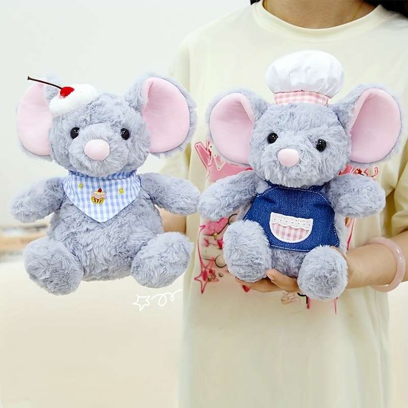 Plush Toyss Items Sweet Spoon Cooking Mouse
