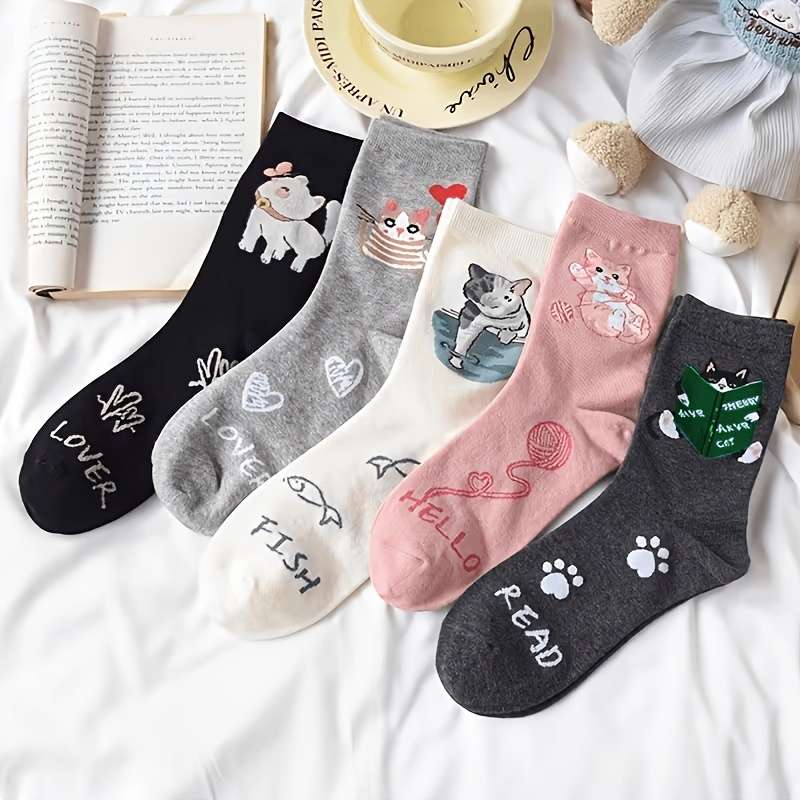 Women S Socks Color 5Pairs Mixed Colors