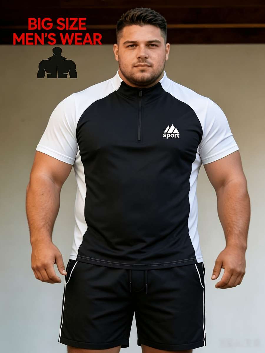Men S Clothing Color Black & White Size 5Xl