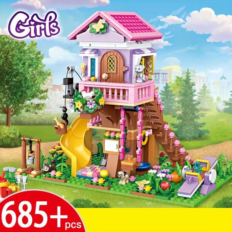 3D Building Model Puzzle Set Model 7676