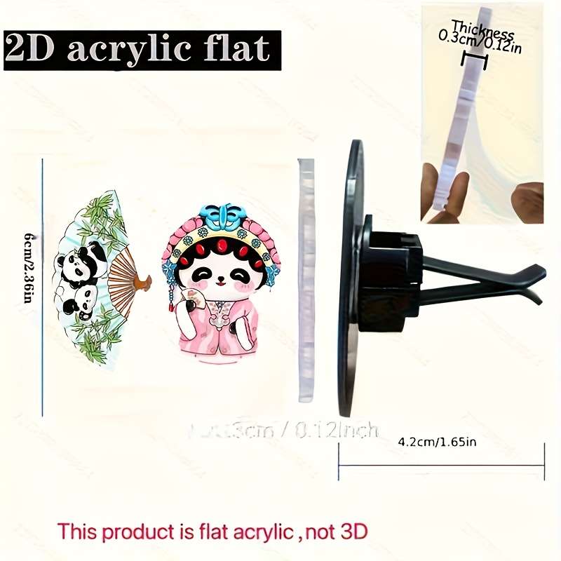 Car Interior Decor Style 2 Pcs