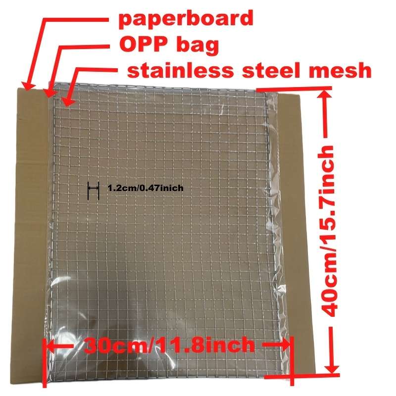 Grilling Net Model 30Cm11.8Inch * 40Cm15.7Inch