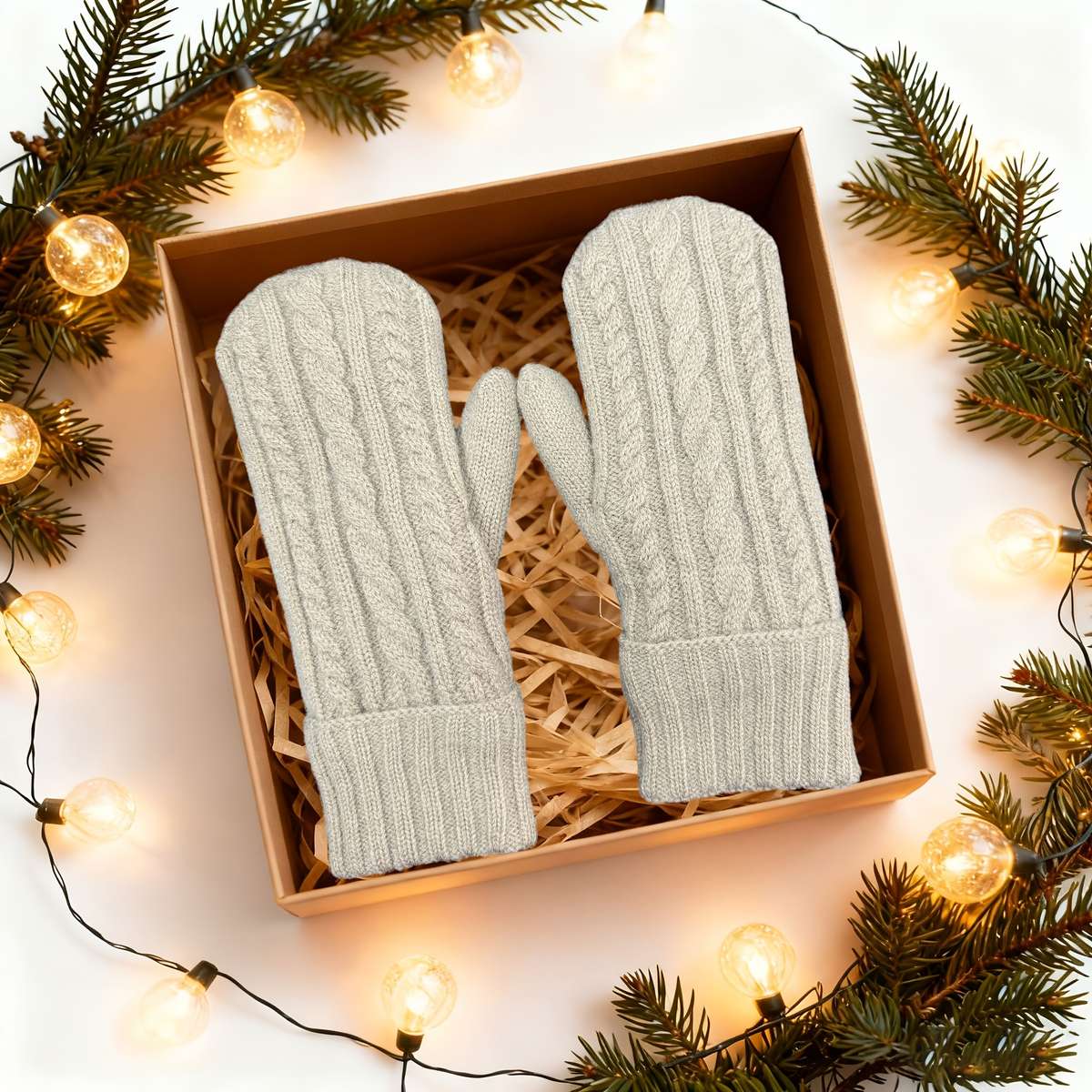 Gloves Color Beige