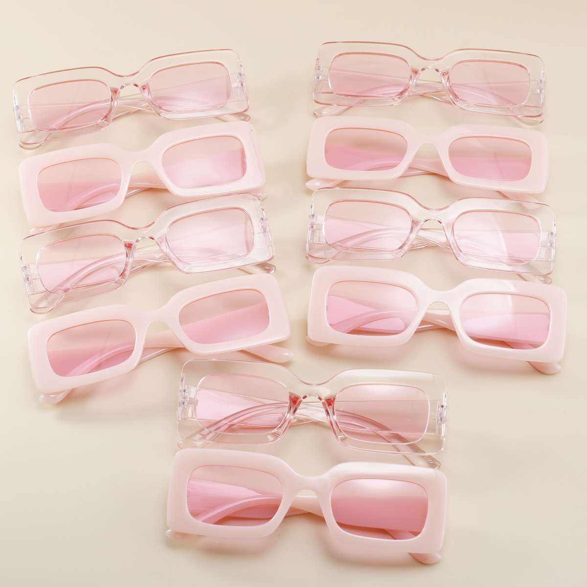 Glasses Color 3398 5F Translucent Powder5F Jelly Powder