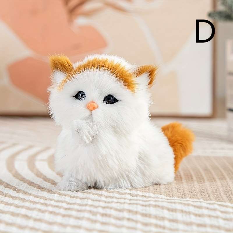 Plush Toys Color Leg Lifting Cat Blackhead