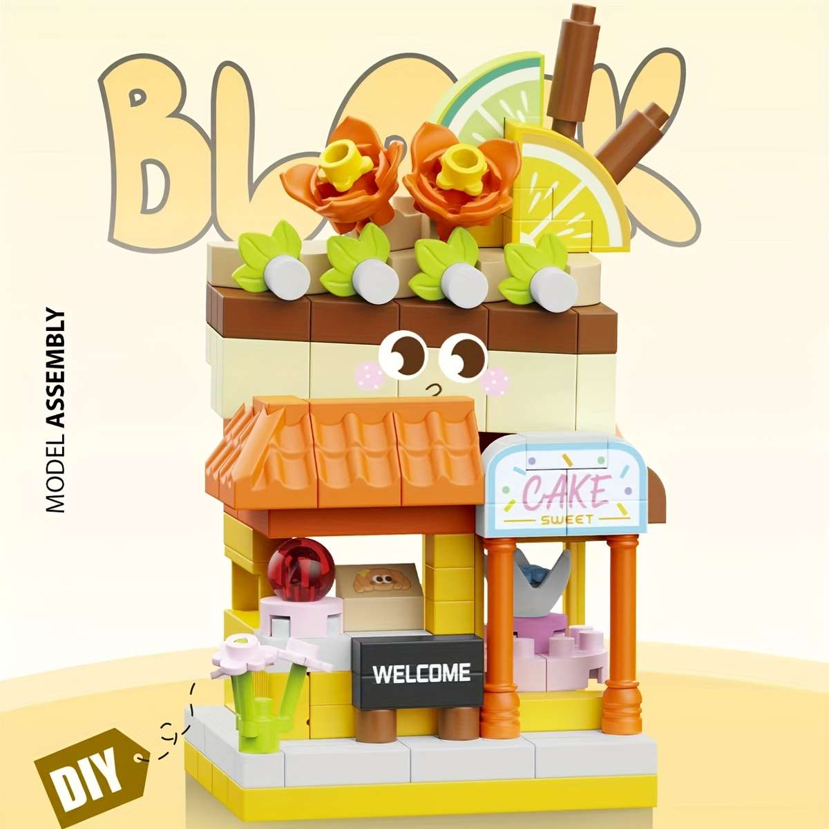 3D Model Desktop Ornament Style Cake Shop