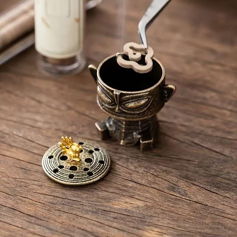 Incense Burner Color Bronze 1 Quantity