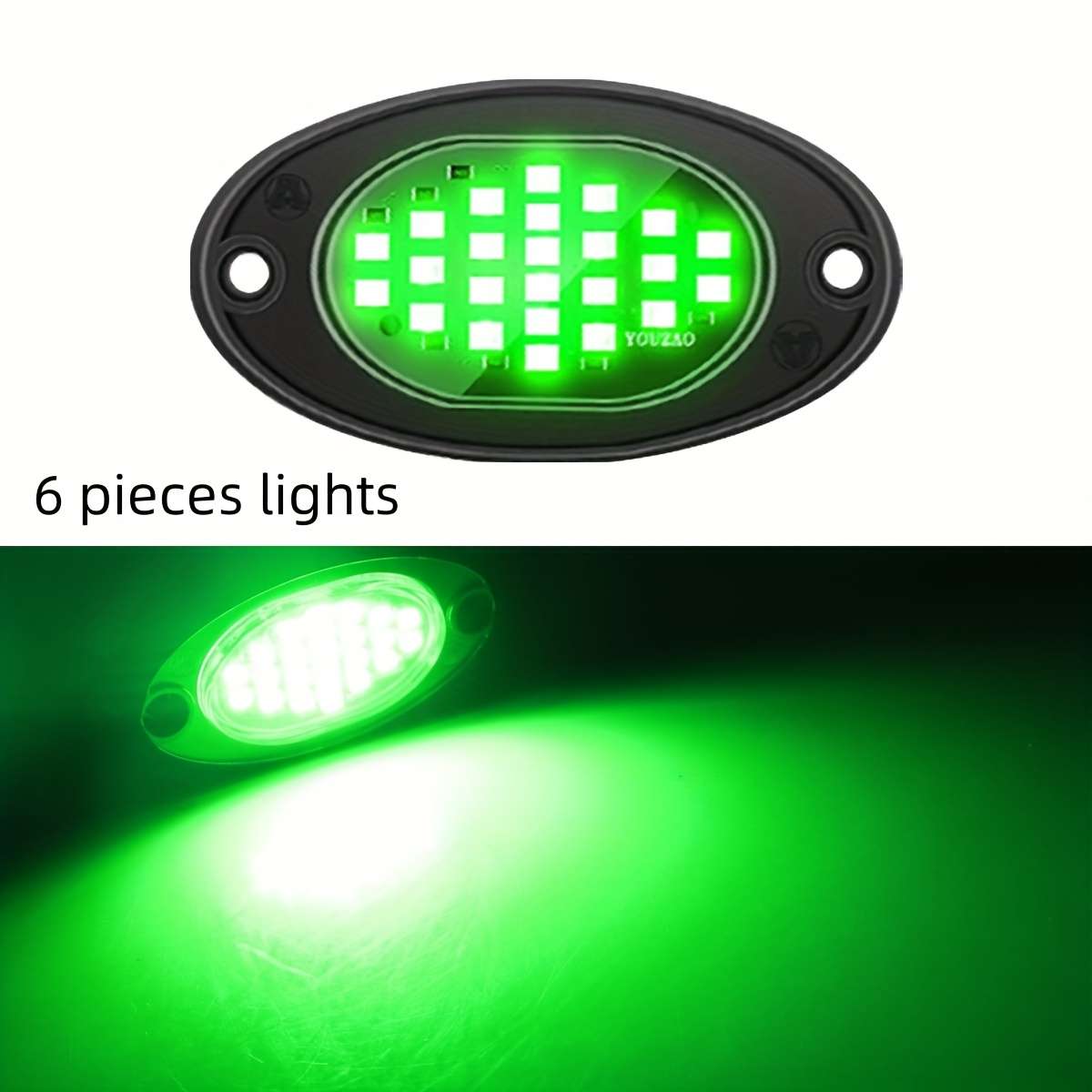 Car Lights Items 6Pcsblue