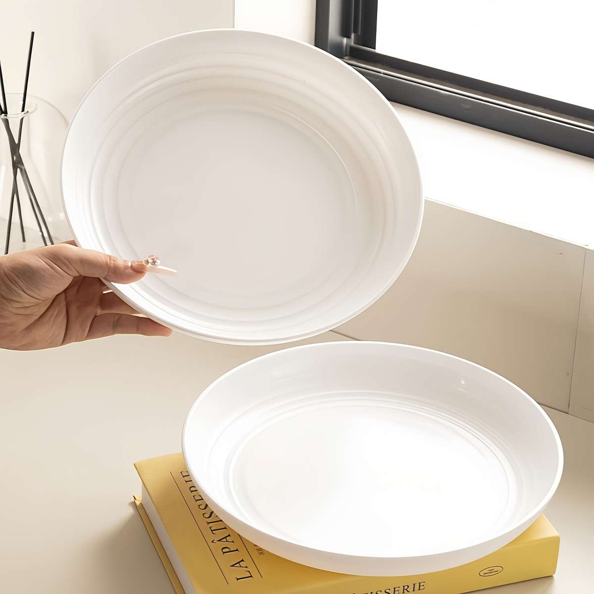 Bowl Model Medium Items3Pcs White