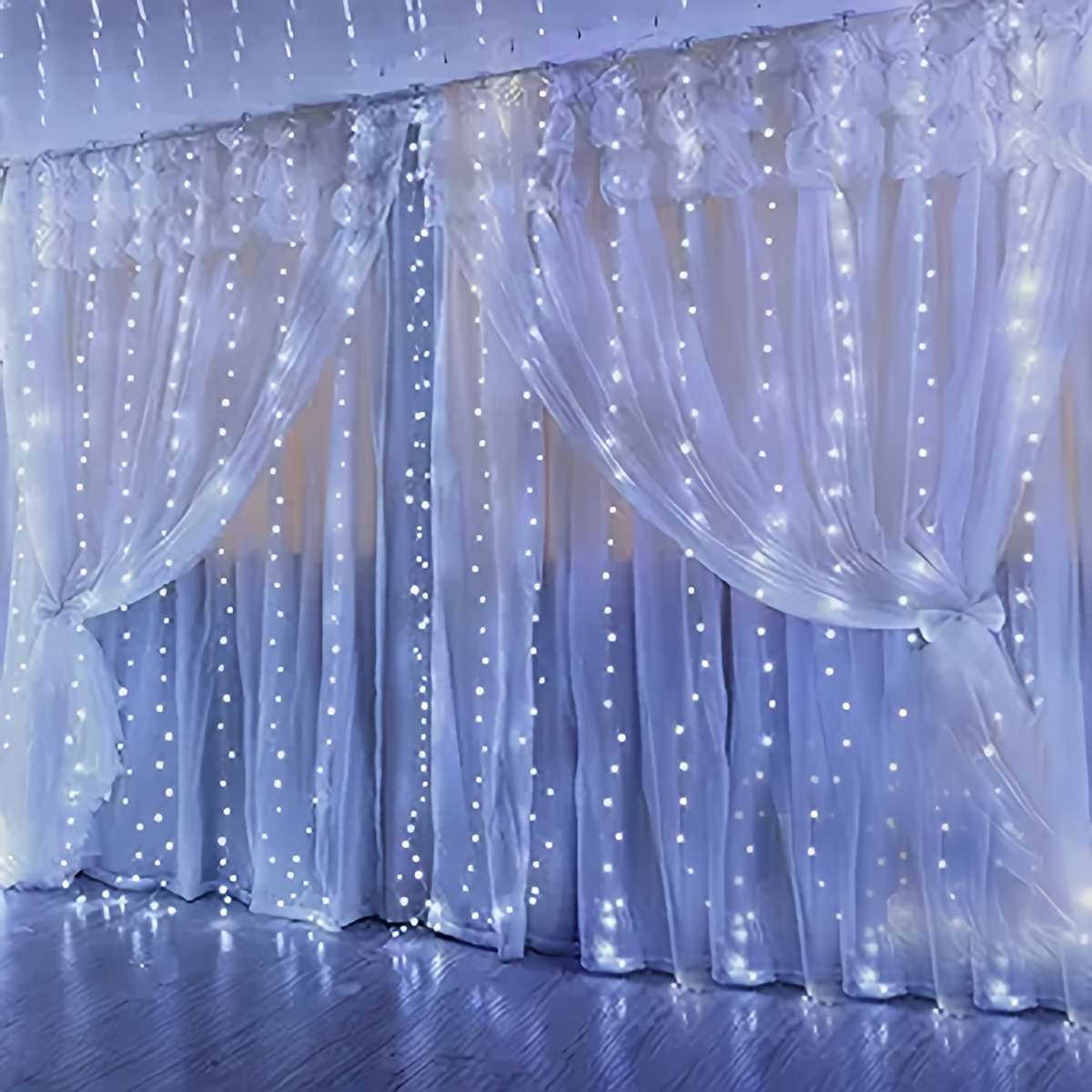 Stunning Usb Curtain Lights  Indoor String Designed For Holiday Celebration