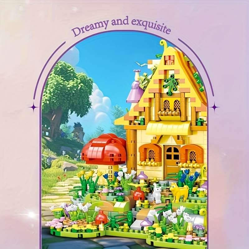 Building Toy Architectural Model Toy Set Style Without Box