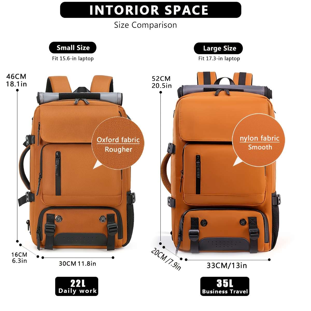 Men S Backpack Large Light Gray